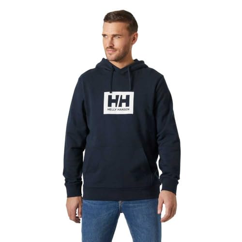Helly Hansen Para Hombre. 54526 Sudadera Box Marino (S), Casual, Deportivo, AlgodóN-image