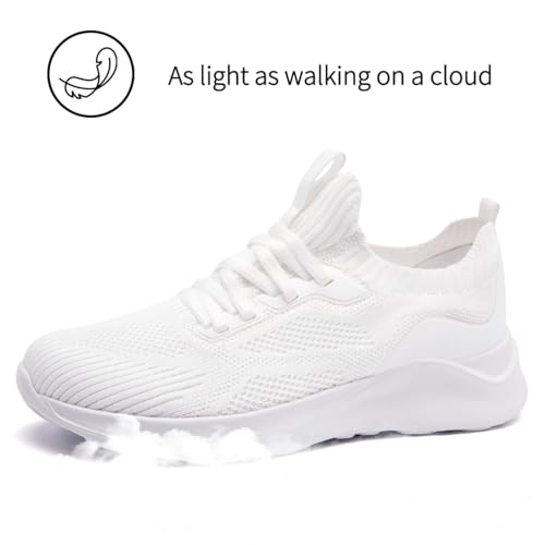 Image of DLWKIPV Womens Slip on Walking Tennis Shoes for Women Work Running Athletic Gym Sports Sneakers Lightweight Casual Shoe