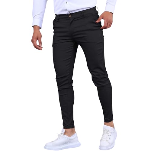 Pantalon de costume en coton ajusté pour en finir avec l'inconfort