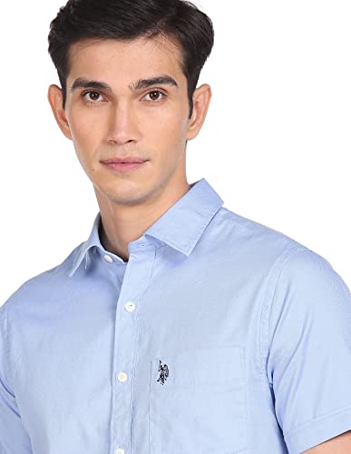 Image of U.S. Polo ASSN. Men's Cotton Slim Fit Shirt