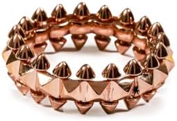 14k wedding band| Unique wedding band| gold ring with spikes| unisex gold ring| unusual gold ring