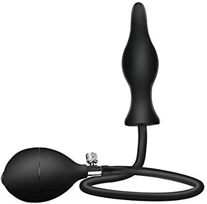 Inflatable Enema Super Large Silicone Enema Bulb Explosion-Black
