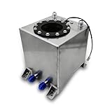 labwork Fuel Cell Tank Aluminum Street/Drift/Strip Racing Drift 2.5 Gallon / 9.5L W/Level Sender and Black Cap