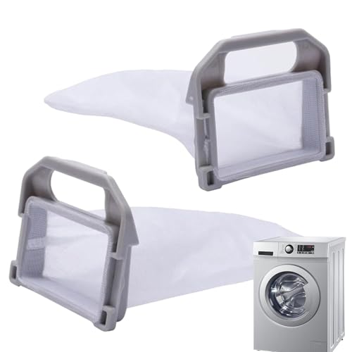 Bolsa de filtro para lavadora, recogedor de pelo para lavandería - Quitapelusas para mascotas | Colector de pelo para mascotas, 2 removedores de pelo para lavandería, reutilizable, eficiente para pelo