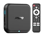 Android TV Box 14.0, Android TV Box 4K HD Quad Core CPU Smart 4K Decoder TV Box Support WiFi6 Dual WiFi Ethernet Bluetooth 2GB RAM 16GB ROM