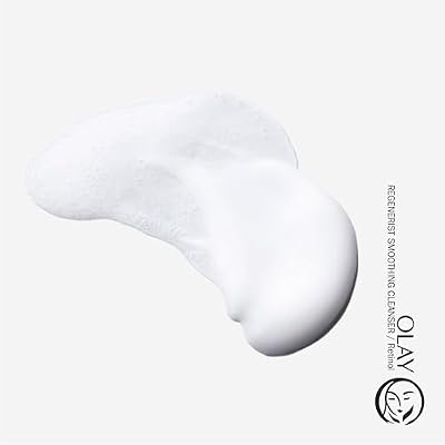 Olay Face Wash Daily Facial Cleanser with Retinol, Peptides and Glycerin, Smoothing and Hydrating Anti Aging Face Wash, Sulfate Free Cream Cleanser for Mature Skin, Daily Use, 16 Oz