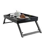 Betttablett Mit Griffen und klappbaren Beinen, Frühstückstisch mit...