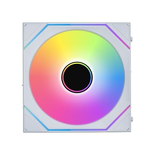 Image of Lian Li UNI Fan SL-Infinity Wireless 140- Single Pack -2.4 GHz Wireless Signal Control-ARGB Fan-Customizable Infinity Mirror Effect-Daisy-Chain Design- Without Controller - White (14SLIN1W1W)