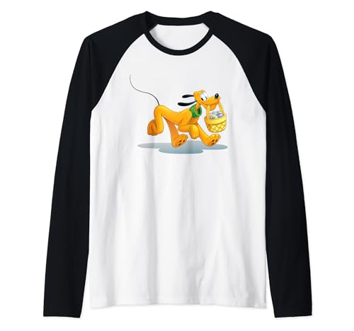 T-shirt Pluto de Pâques raglan Disney respirant pour éviter la transpiration des enfants
