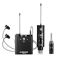 PROFESSIONAL STEREO MONITORING - Plug into your audio source using the transmitter's XLR input for clear, focused mono monitoring. For a richer listening experience, use the included 3.5mm to XLR adapter to link the transmitter’s 'Right In' with your...