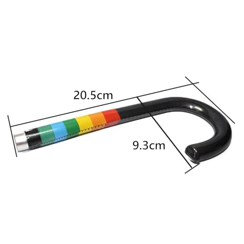 Tachiuwa J Hook Handle Easy to Install Rainbow Daily Use 10 mm Creative Parts Umbrella J Handle Umbrella Handle Grip