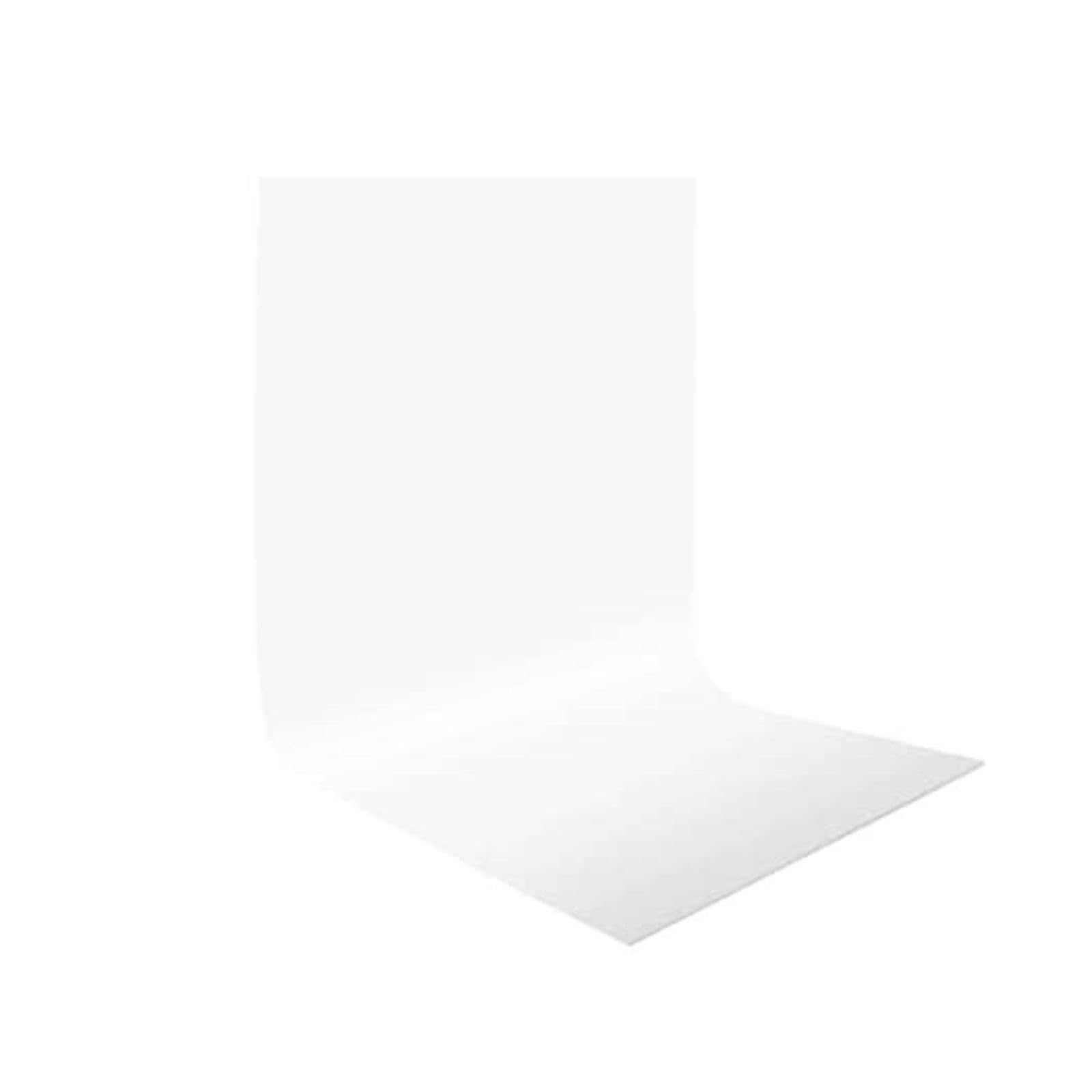 Smiledrive Photography Background Sheets - Backdrop Sheets 60 x 120 cm Waterproof Wrinklefree PVC Material (White)