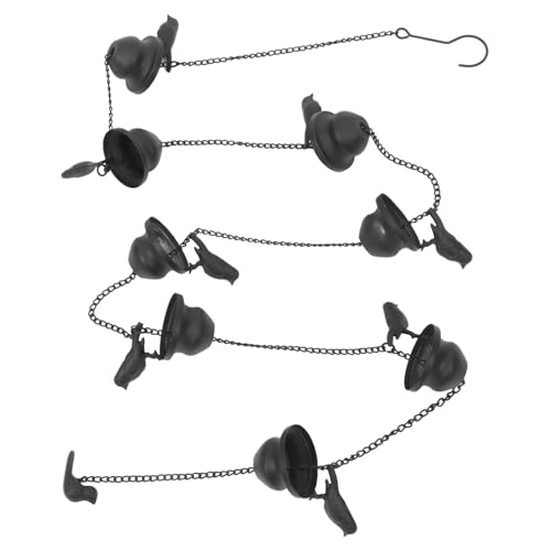FUNOMOCYA Metal Bird Rain Chain Vintage Garden Decor Bell Chimes Weatherproof Outdoor Gutter Drain