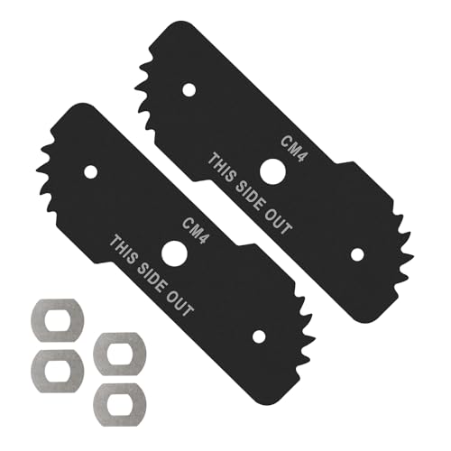 ranwin EB-007 Edger Blade 2-Pack 7-1/2 Edge Hog Blade Compatible with B Lack-Decker 2-in-1 LE750 EH1000 LE750 LE710 LE760 LE760FF Edger Replaces 243801-02 243801-00 243797-00 EB-007AL 40-519