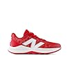 New Balance Unisex-Child FuelCell V7 Youth Turf-Trainer Baseball Shoe, Team Red/Optic White, 12.5 US Little Kid