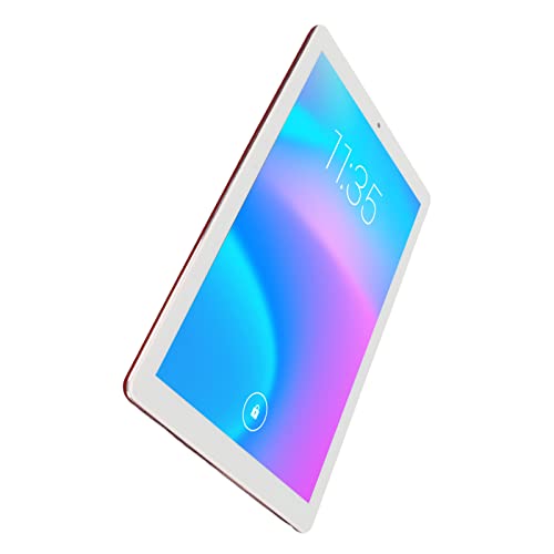 Tablet HD de 10,1 Polegadas Vermelho 2.4G 5G WiFi Banda Dupla Android 11.0 Tablet (Plugue dos EUA)