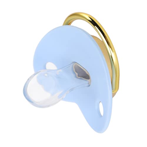 Image of Baby Pacifier, Baby Pacifier for 6 to 18 Months Baby Soft Touch Silicone Bling Baby Pacifier Anti Static Newborn Pacifiers for Home (Blue) Pacifiers