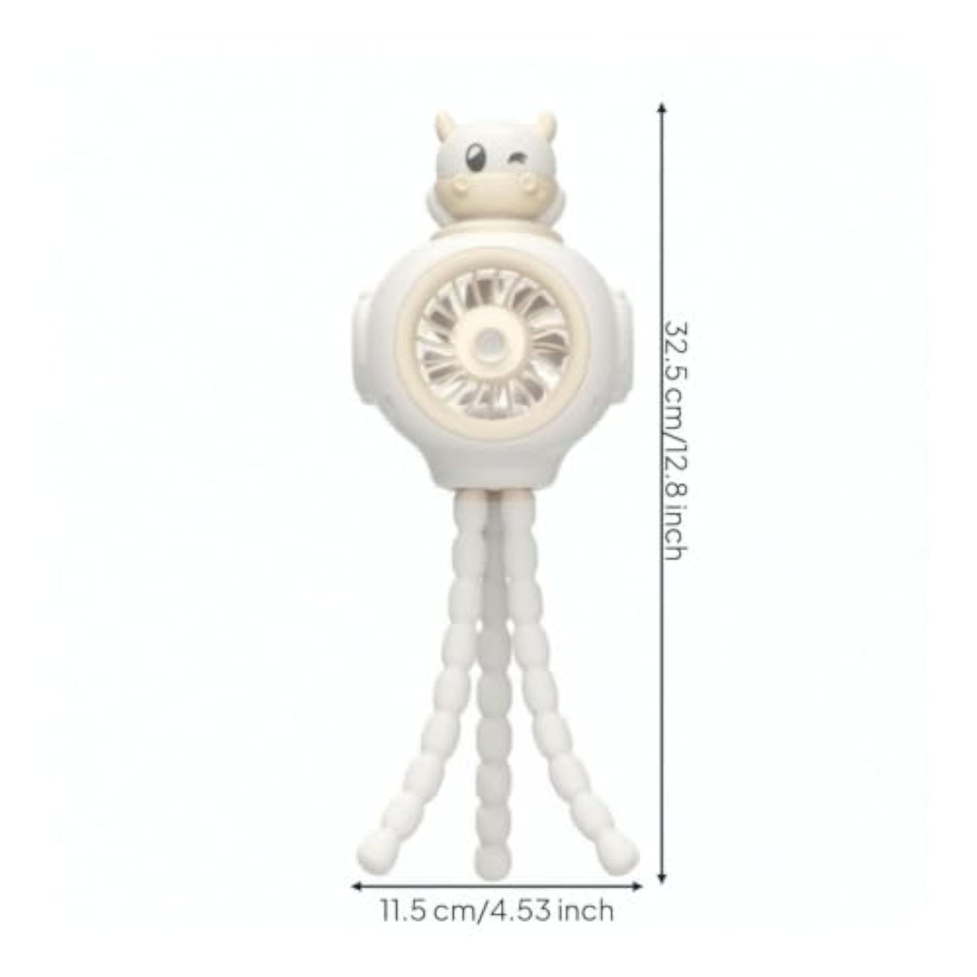 Adjustable Misting Cooling Fan with Flexible Stand