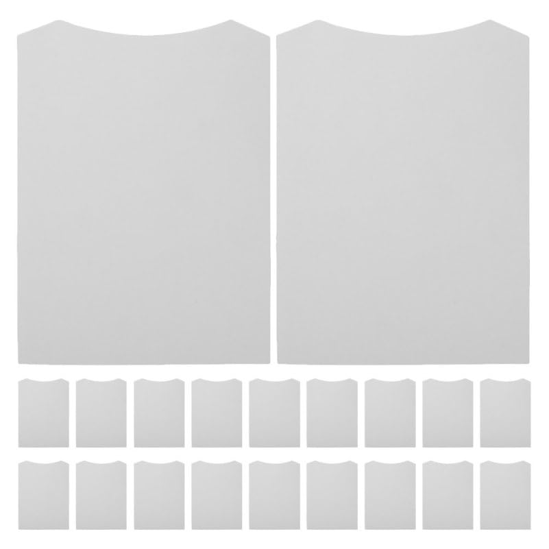 Didiseaon Clothes Folder Shirt Card: Folded Shirt Clothing Board Clothes Cardboards Tshirt Folding Board White Paper Resistant to Damage Kitchen Counter Storage, 50 PCS