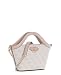 Imagen de GUESS bolso bandolera Lindsey Mini Tote Orchid Logo rosa viejo