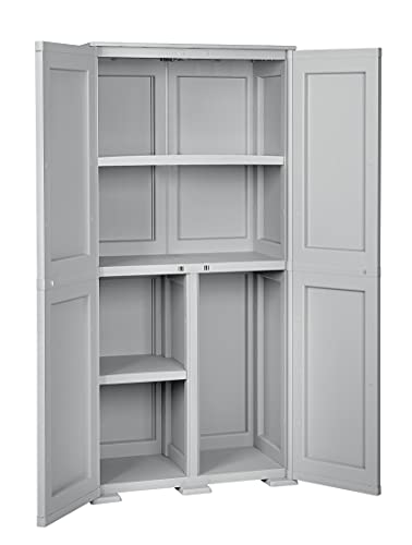 Oltre all'utilizzo esterno, I mobili in plastica Omnimodus sono perfetti per l'arredo degli spazi interni. Armadi in plastica da interno che possono essere utilizzati sia come armadio portascope che come armadio guardaroba in plastica per abiti, scarpe e biancheria intima. Una soluzione ideale per arredare in maniera economica le stanze della tua casa ed organizzare in maniera ordinata gli spazi.