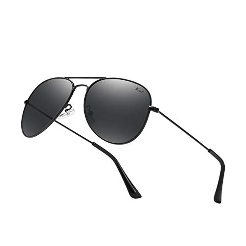 Image of Aviator Sunglasses for Men Women, Polarized Mirrored UV400 Lenses, Lightweight & Classic for Driving & Outdoors