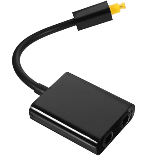 Divisor de Audio Óptico Digital Spdif con adaptador splitter de entrada a dos salidas