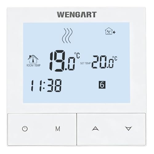 Thermostat programmable Wengart écran LCD pour régulation 3A - 2