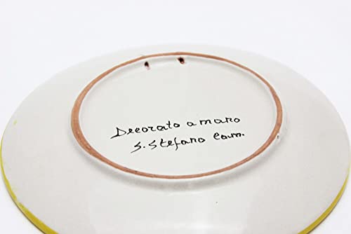 Plat en céramique sicilienne cadeau artisanal de Saint Stefano - 4