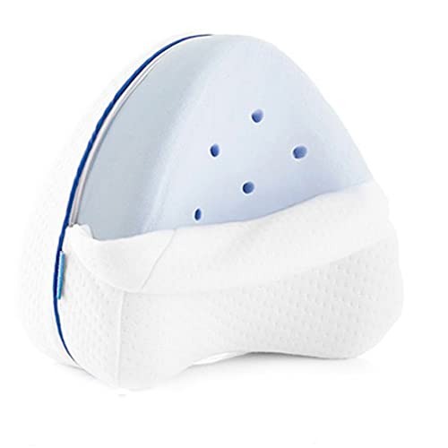 Wonder Pro WP Almohada para Piernas y Rodillas Ayuda a Dormir Leg Pillow, Almohada Ortopédica Rodillas y Articulaciones, Cojín Ergonómico Dormir de Lado, Alivia Dolor Espalda, Cadera y Lumbar