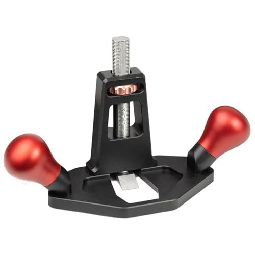 Router Plane, Mini Wood Planer, Precision Woodworking Hand Planer, Jointer Handheld Router Plane Tool, Adjustable Depth & Depth Stop for Craftsmen Carpenter DIY Trimming Cutting Rabbet Groove Dadoes