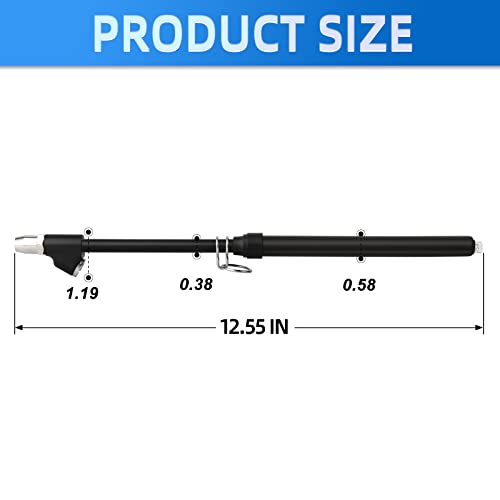 Image of MEANLIN MEASURE Black Double Straight Type Tire Pressure Gauge,Dual Head Air Pressure Gauge 5Pcs,Pressure Range 10-150 Psi(Suitable for Trucks, etc.