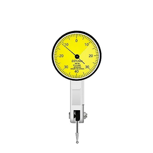 Measuring Tool Percentage Gauge for 0-40mm 0.01mm Measuring Instrument Tool with Dovetail Slot Dial Gauge Test Indicator High Resolution