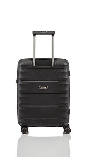 Titan super lichte harde koffer Highlight 4w Trolley S, Black, zwart - Image 4
