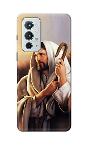 Image of PRINTFIDAA Catholic Image of Jesus Christ from Slovakia Hard Back Cover for OnePlus 9RT 5G Back Cover -(P6) KAT1003