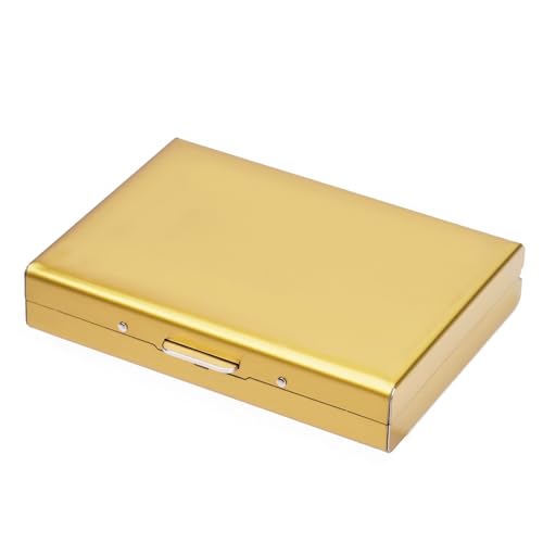 Image of Credit Card Holder Wallet Stainless Steel Card Case RFID Blocking Business Card Holder Protector for Women Men