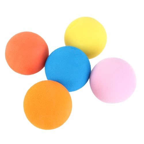 HOODANCOS 5個高耐久素材ゴルフ練習用ソフトボール 軽量弾力性アトレーニン