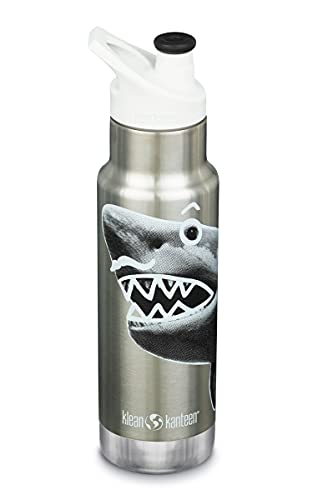Klean Kanteen Vac Kid Classic Narrow 12Oz (W/Sport Cap) Mr. Shark #TOP14