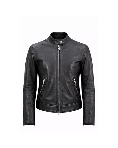 Rauly Genuine Leather Biker Jacket