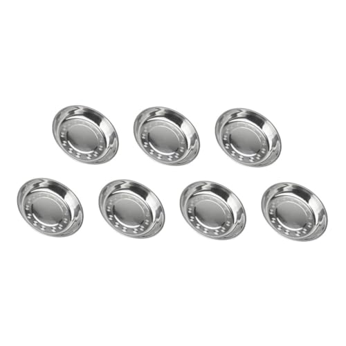 VINTORKY 7pièces Lot De Assiettes Rondes Pour Pique- Dîner Plat à Collation Facile à Transporter Et Ranger