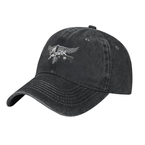 TRKEJUWLW Swat Operator Baseball Cap Adjustable Unconstructed Washed Dad Trucker Hat for Men Women Black