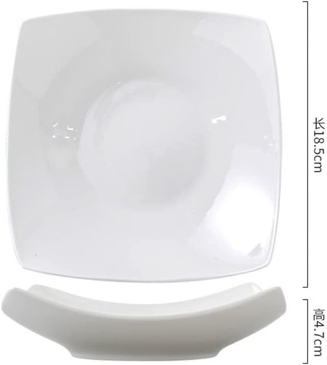 Bone China Tableware Bowl Soup Salad Size Horn(Black)