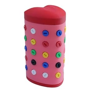 Prank Screw Box, Puzzle Screw Box, Hidden Compartment Box, Money Case Decor, Desktop Puzzle Box, Screw-Top Money Case, Trick Screw Puzzle, Secret Compartment Box, Puzzle Box Gift, Prank Puzzle Case, S