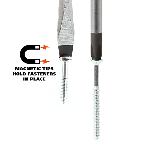 Greatneck 73780#0 And 1/8 Inch Pocket Screwdriver Set (2 Piece), Magnetized Pocket Screwdriver Set, Phillips And Flathead Screwdrivers Set #TOP5