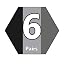 6 Pairs - Black & Deep Grey & Light Grey