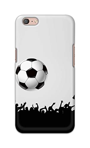 Image of Printed Hard Back Cover Case for Oppo A71 Back Cover (Football Icon) -1302