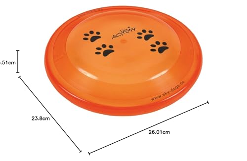 TRIXIE 3356 Dog Activity Dog Disc, bissfest, ø 23 cm, Sortiert (Packung mit 2)