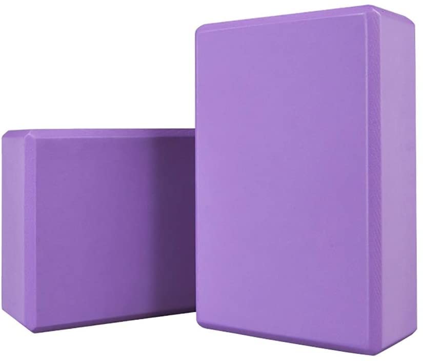 Blocchi Yoga In Schiuma Eva Alta Densità - 2 Pezzi, Blu Scuro, Per Yoga E Pilates - Foto 5
