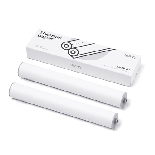 iDPRT A4 Thermal Paper 2 Rolls - 8.3 x 11.7 Inch Thermal Paper(8.3\'\' Width), Compatible with MT890/HPRT MT810/M08F/ITP01/ITP04, BPA Free&Support Contract, Picture, Etc - 210mm