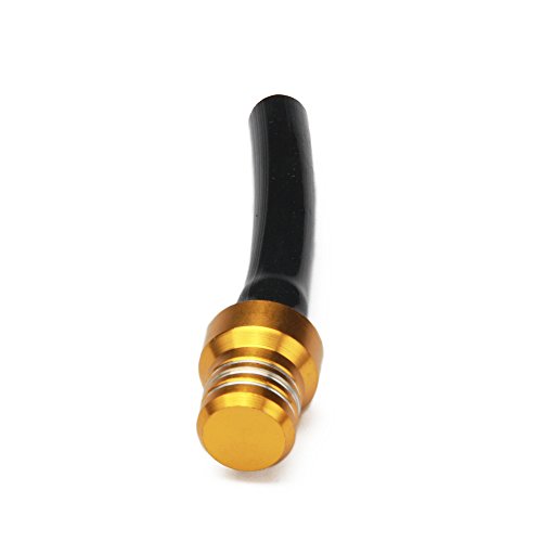 Image of Dirt Bike Gas Cap Vent Hose 3 Pcs Fuel Tank Valve Tube Breather CNC Universal for 50-450cc DRZ RM LTZ ATV Dirt Pit Bike Gold